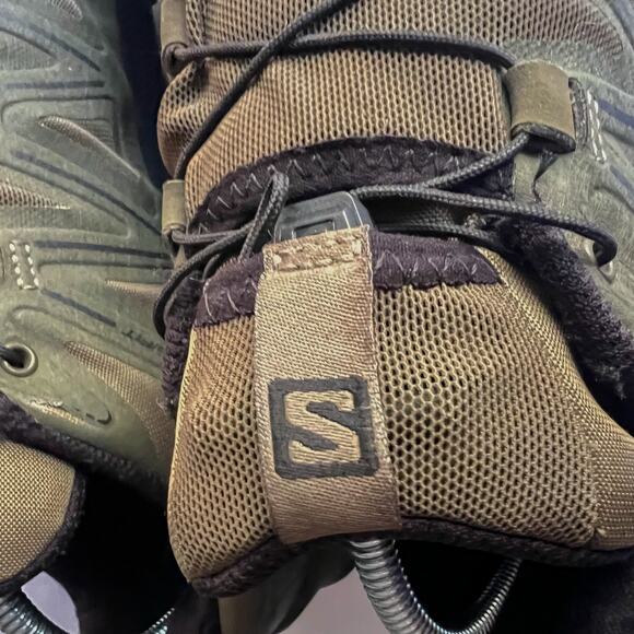 Salomon Men’s Speed Cross GTX 5 Green Trail Hiking Shoes Sz US 8.5 NO INSERTS - Picture 16 of 16